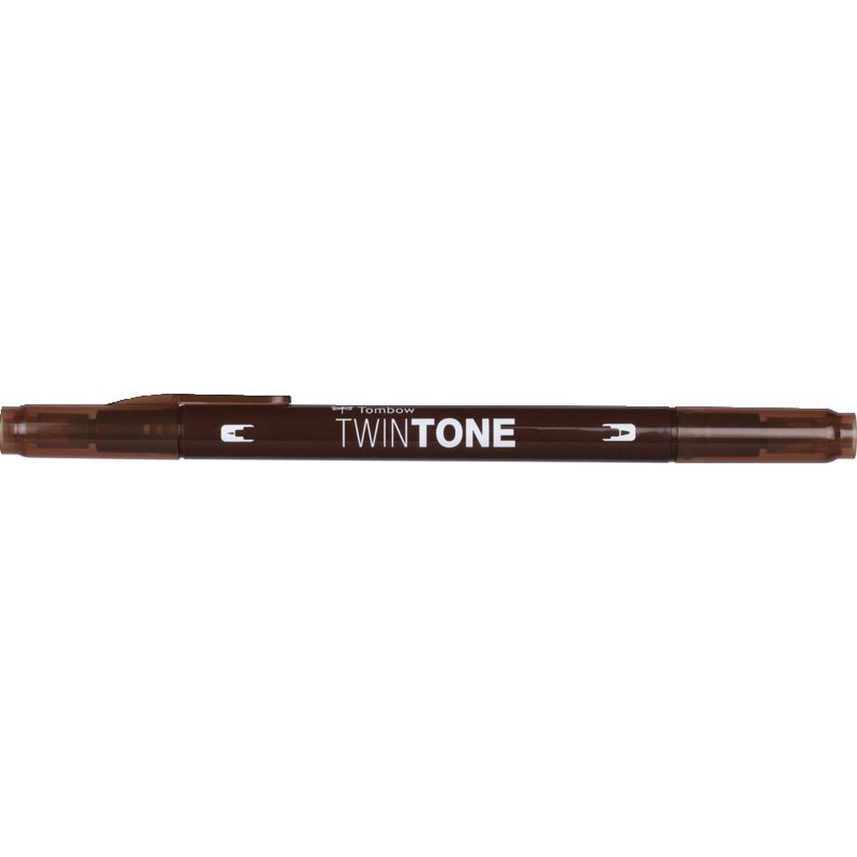 Tombow • Stylo pinceau double pointe Twintone chocolat