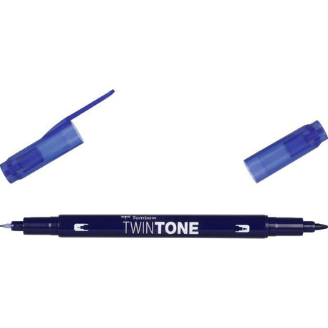 Tombow • stylo pinceau double pointe twintone bleu marine