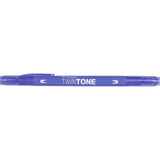 Tombow • stylo pinceau double pointe twintone bleu français