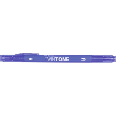 Tombow • stylo pinceau double pointe twintone bleu français