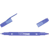 Tombow • stylo pinceau double pointe twintone bleu français