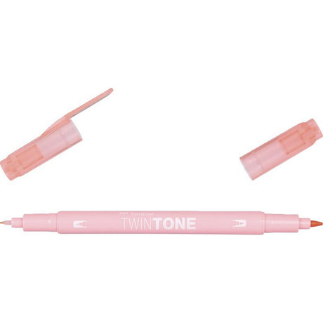 Tombow • stylo pinceau double pointe twintone rose pêche