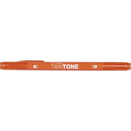 Tombow • stylo pinceau double pointe twintone orange