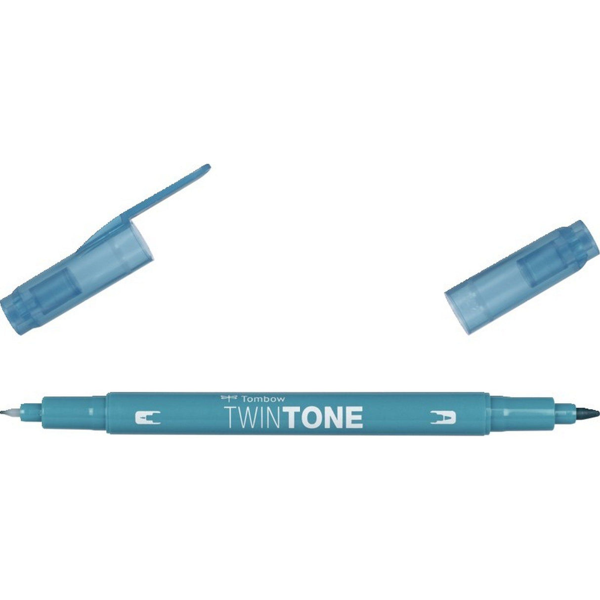Tombow • feutre pinceau double pointe twintone bleu turquoise