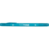 Tombow • stylo pinceau double pointe twintone vert émeraude
