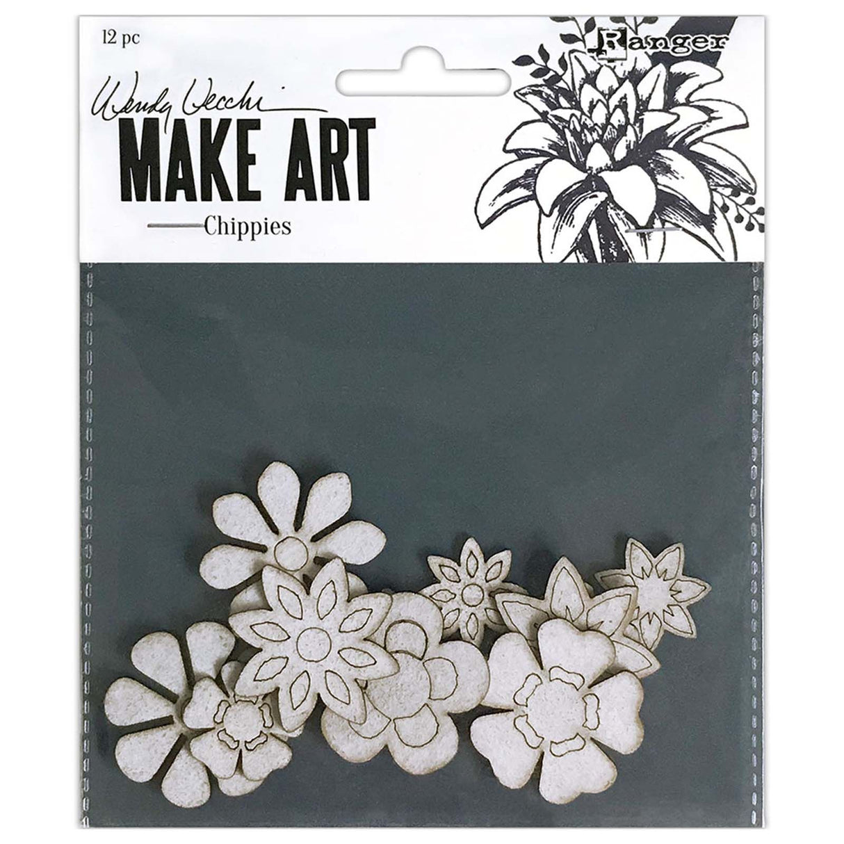 Ranger Ink Ranger • Faire des fleurs de chippies artistiques