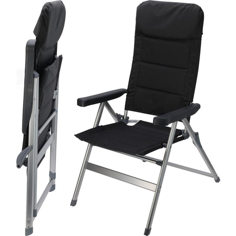 Chaise de camping Redcliffs aluminium 6 positions