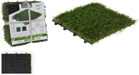 Progarden Tiles de l'herbe artificielle 6 pcs