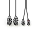 Câble audio XLR Nedis