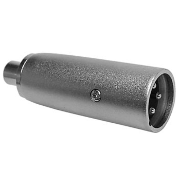 Fiche adaptateur XLR vers tulipe