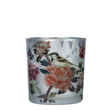 Cosydecor lanterne fleury papillon petit ø7,3xh8cm