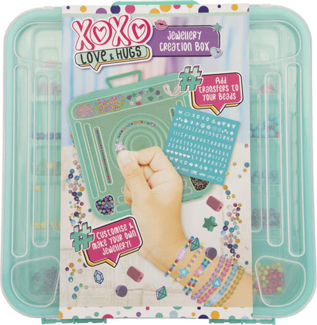 Otto Simon xoxo amour et câlins, coffret de création de bijoux avec autocollants pour rendre le tout encore plus amusant