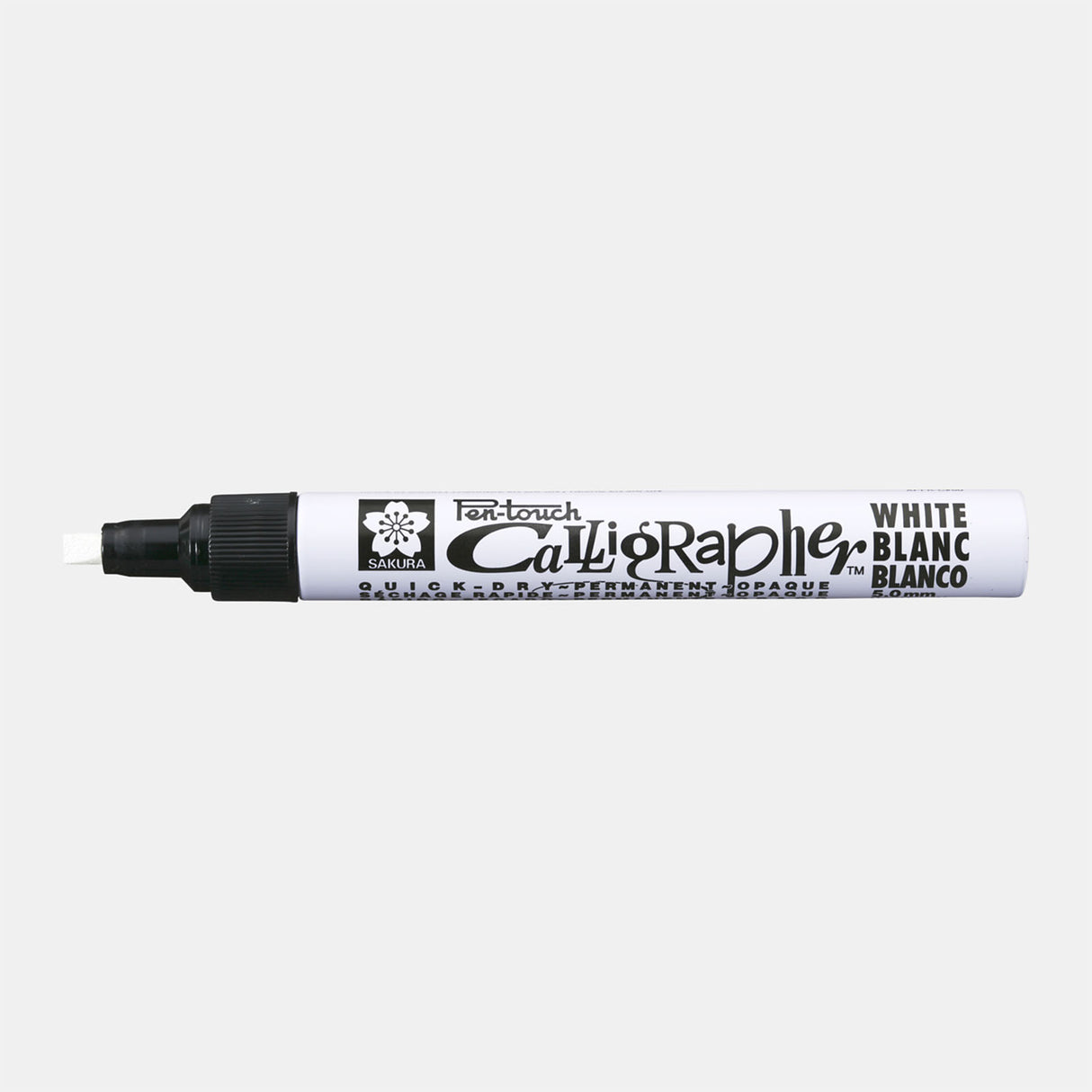 Sakura • stylo de calligraphie pen-touch moyen blanc
