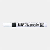 Sakura • stylo de calligraphie pen-touch moyen blanc