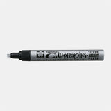 Sakura • stylo de calligraphie pen-touch moyen argent