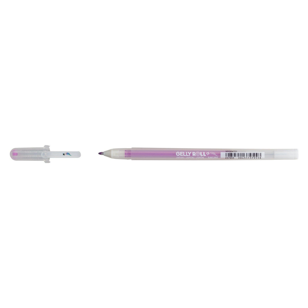 Sakura • stylo gel gelly roll stardust paillettes 721 rose rouge