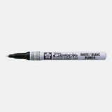 Sakura • stylo de calligraphie pen-touch fin blanc