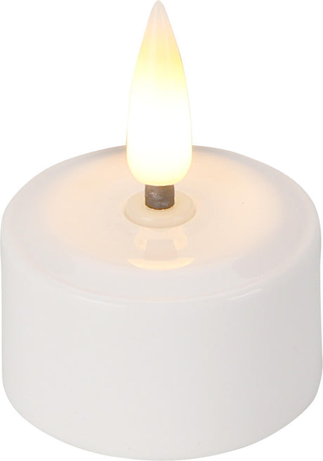 Set de recharges pour bougies chauffe-plat Home Style LED 4 pièces excl. chargeur