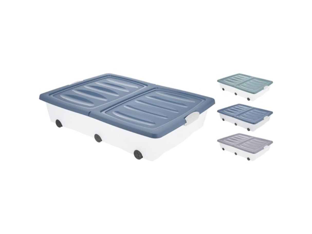 Solutions de rangement multibox sur roulettes 80x60x17cm