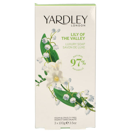 Savon Yardley London muguet 3x100gr.