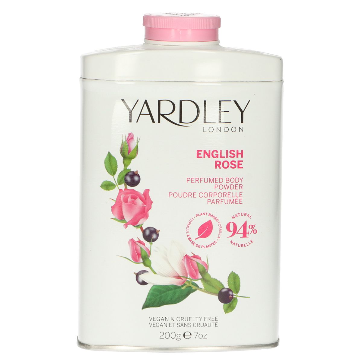 Yardley London Talc à la rose anglaise 200gr.
