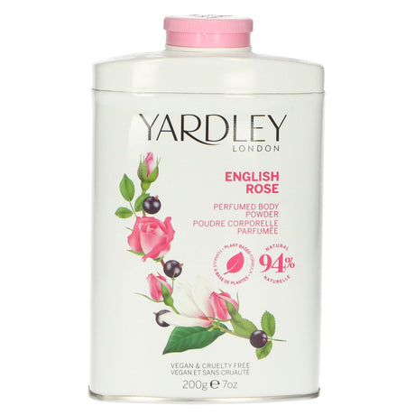 Yardley London Talc à la rose anglaise 200gr.