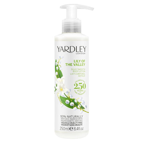 Yardley London Lys de la lotion pour le corps Vally 200 ml