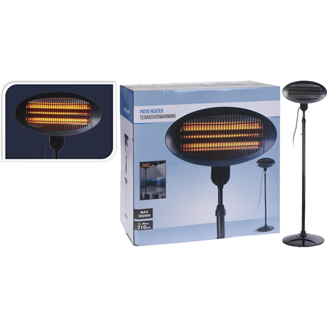 Chauffage de terrasse de jardin Pro sur pied 2000w