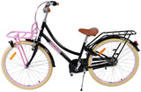 Vélo pour enfants Volare Excellent - Filles - 24 pouces - Noir - 3 vitesses