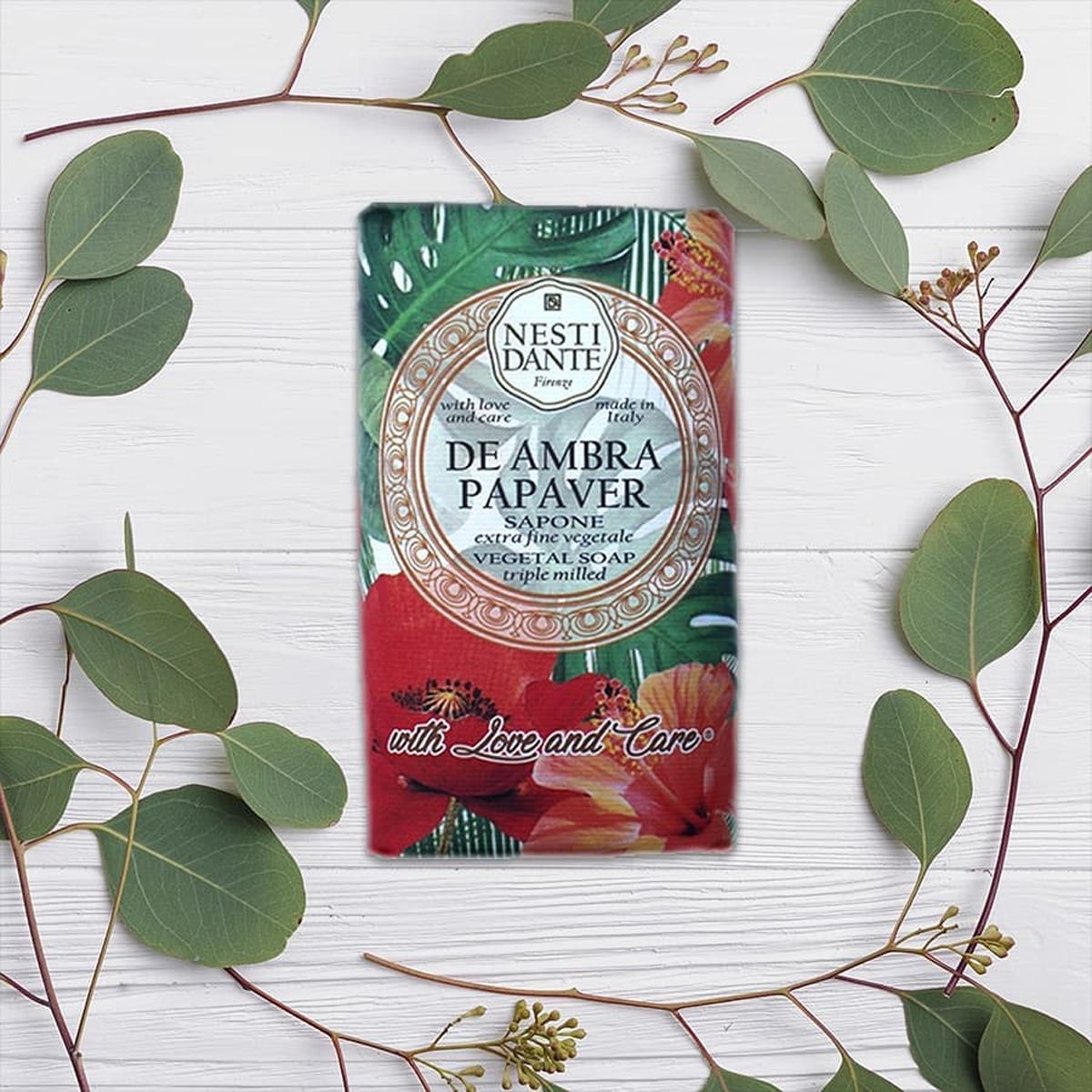 Savon au coquelicot Nesti dante da ambra 250gr.