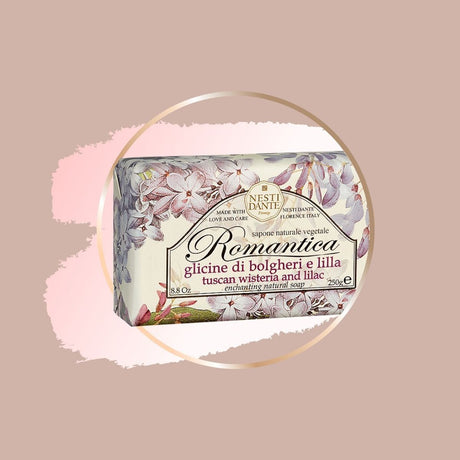 Nesti dante Romantica savon toscan glycine lilia 250gr.