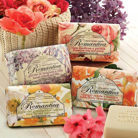 Savon Nesti dante Romantica rose pivoine 250gr.