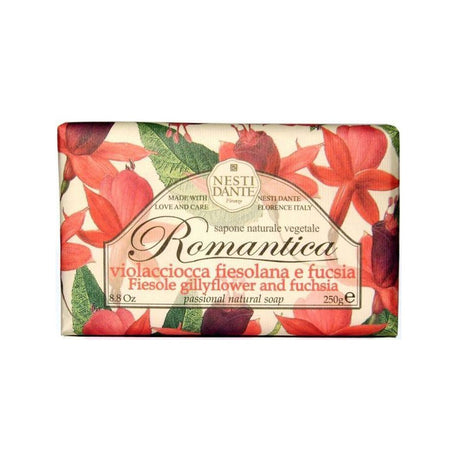 Savon Nesti dante romantique fiesole giroflée fucsia 250gr.