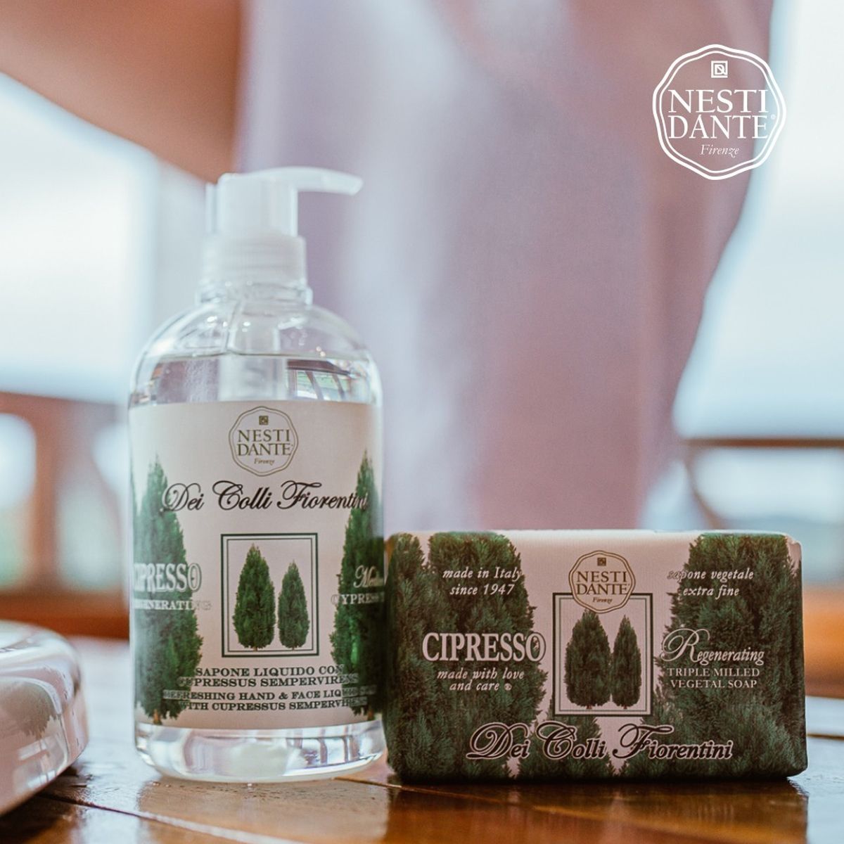 Nesti Dante Fiorentini Cipresso Pompe à Savon 500 ml