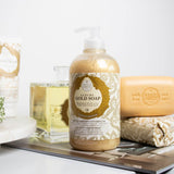Pompe à savon dorée de luxe Nesti dante 500ml