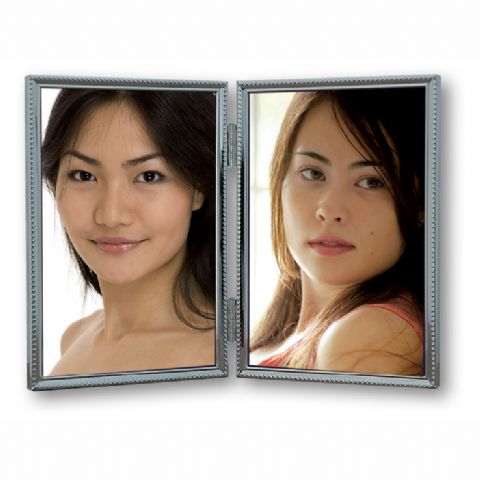 Frame photo ZEP 120DS04-4R Silver 2x 10x15 cm