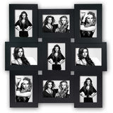 Cadre photo Zep af33b vicenza noir pour 9 photos