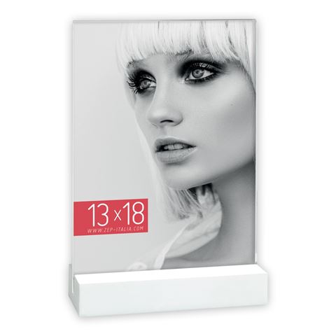 Cadre photo zep eq68wh dresda blanc vertical 15x20 cm