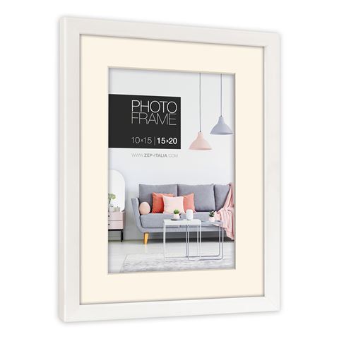 Zep Photo Frame NP23W Edison White 15x20 20x30 cm