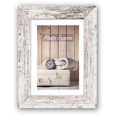 Frame di foto ZEP V21206 Nelson 6 White Wash 20x20 cm