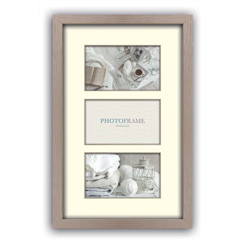 Zep Foto Frame V33102 Regent 2 Taupe 3x 10x15 cm (23x40)