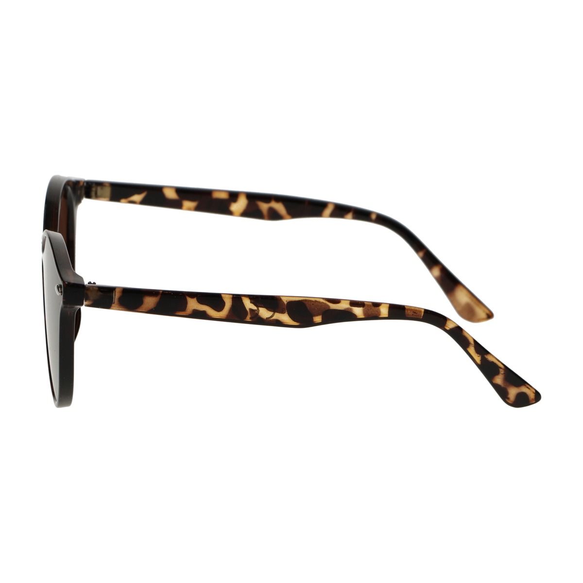 Lunettes de soleil Spectrum rondes tortue marron dames