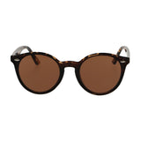 Lunettes de soleil Spectrum rondes tortue marron dames