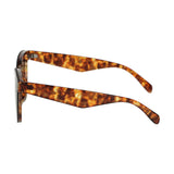 Lunettes de soleil Spectrum déclaration tortue fumée marron dames