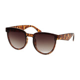 Lunettes de soleil Spectrum déclaration tortue fumée marron dames