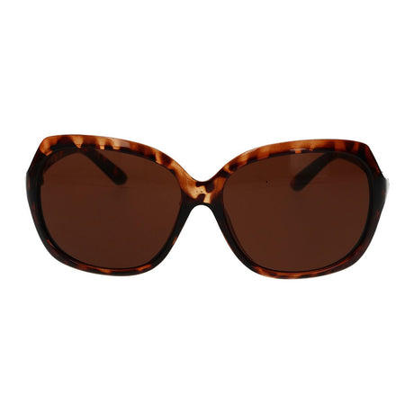 Lunettes de soleil Spectrum ovales grande tortue marron dames
