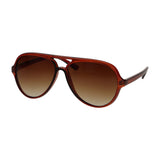 Lunettes de soleil Spectrum vintage pilote dégradé marron dames