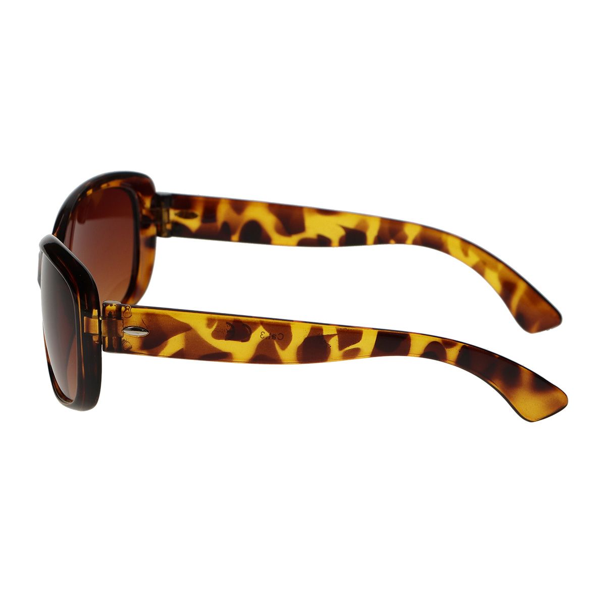 Lunettes de soleil Spectrum ovales tortue marron dames