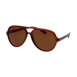 Lunettes de soleil Spectrum vintage pilote marron dames