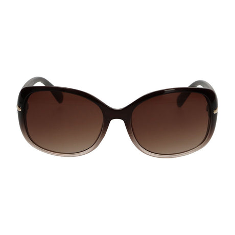 Lunettes de soleil Spectrum ovales taupe rose marron dames